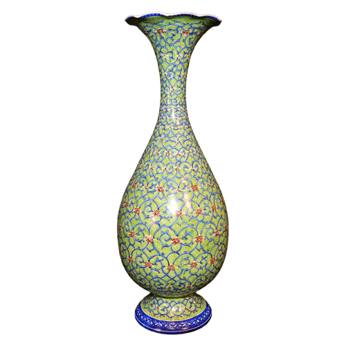 Minakari Vase & Plätzchendose und Teller